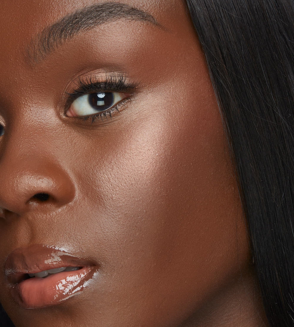 LumiGlow Radiance Eye & Cheek Highlight Palette + Bonus Brush