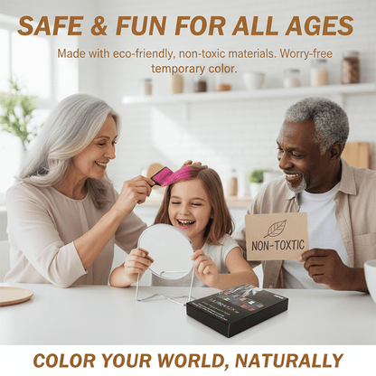 ChromaCombs™ – Instant Washable Hair Colour Brushes (10 Vibrant Shades)