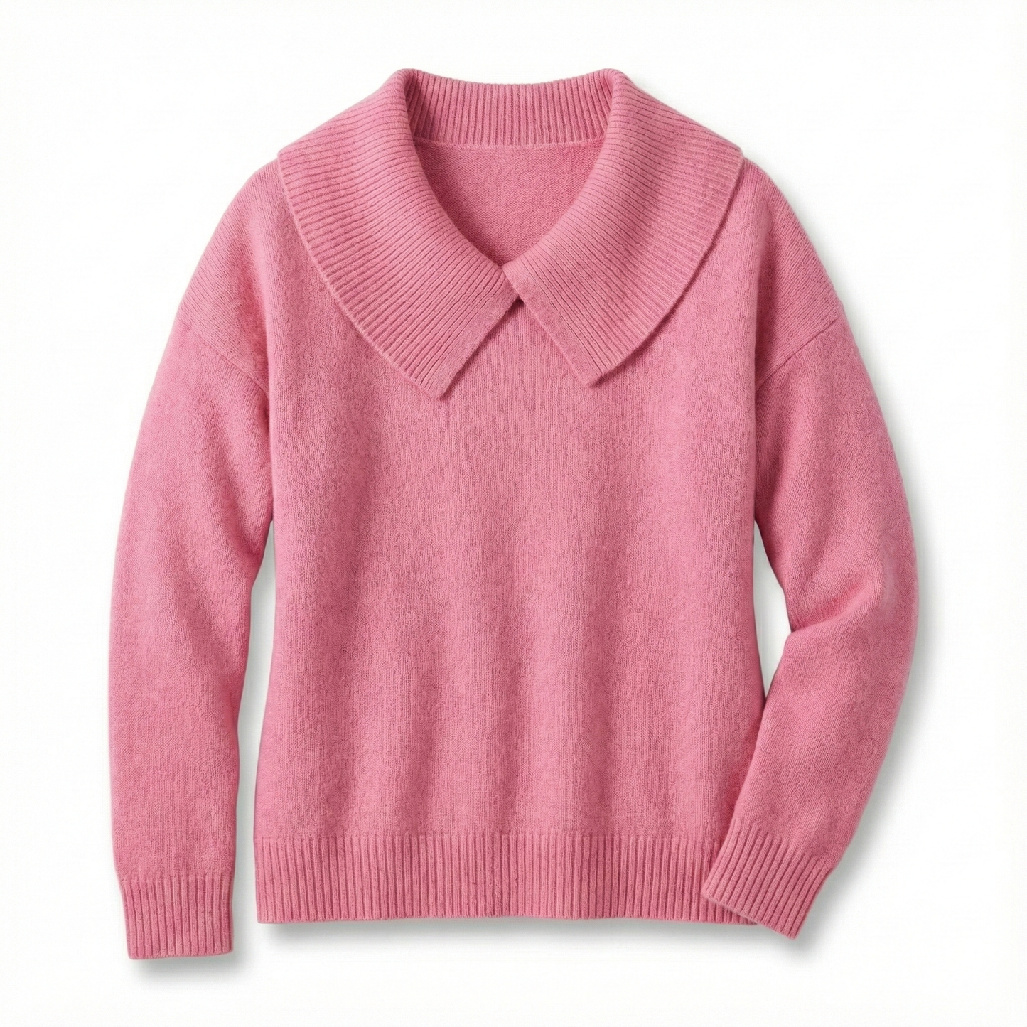 The Lucia Fold-Neck Jumper