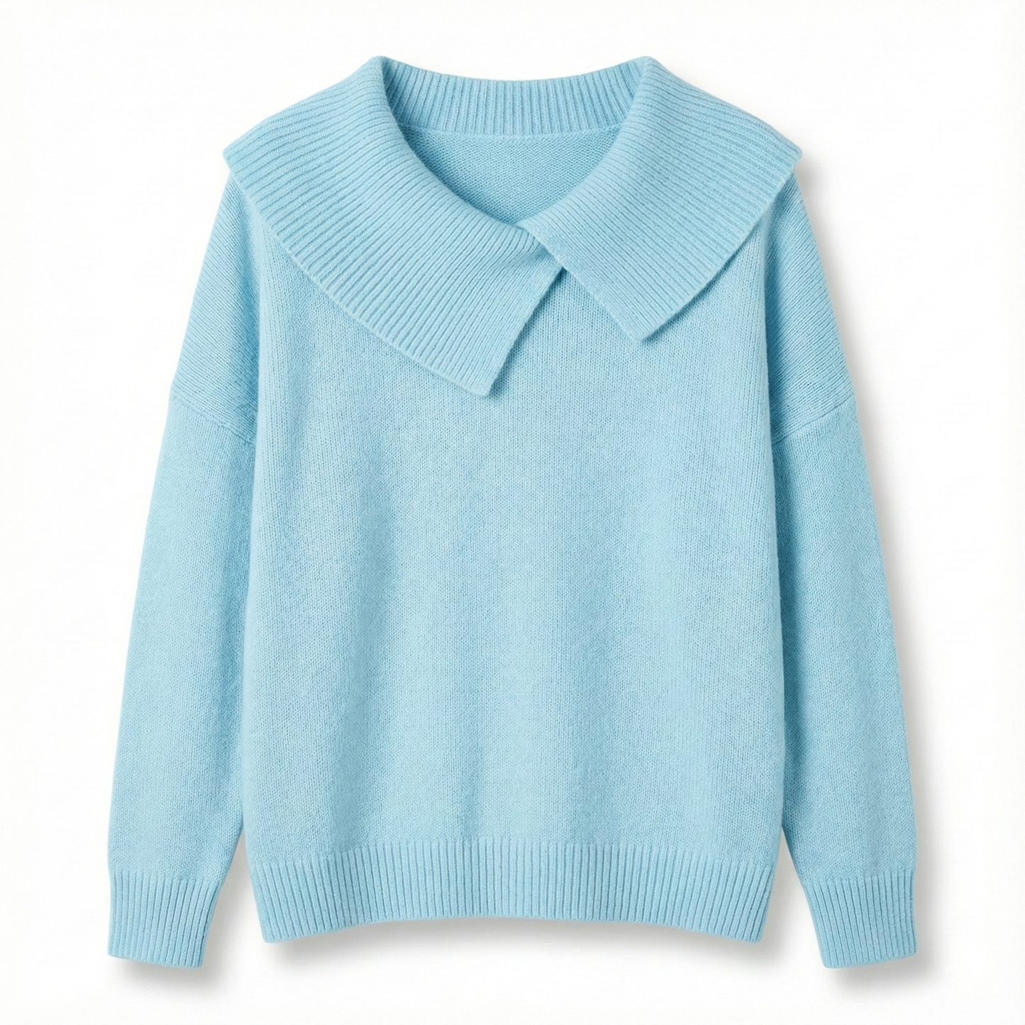 The Lucia Fold-Neck Jumper