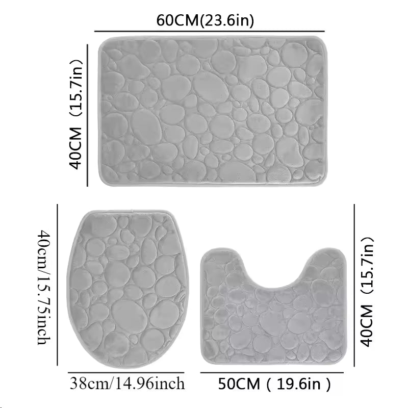 Cobblestone™ Comfort Mat Set – Soft, Safe & Stylish