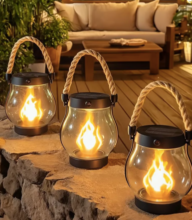 AuroraGlow Solar Lantern