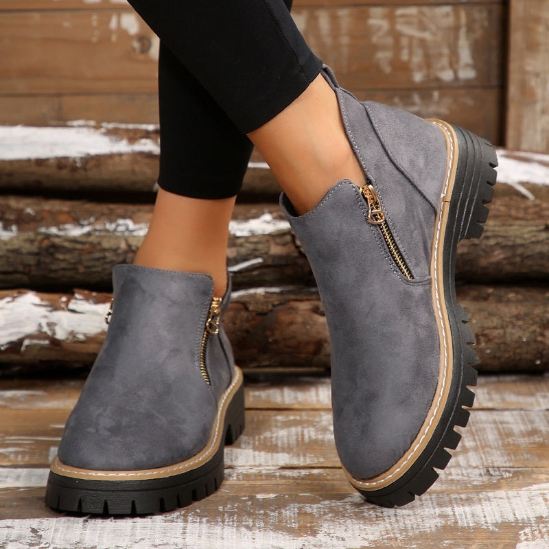 Leonora | Classic Suede Ankle Boot