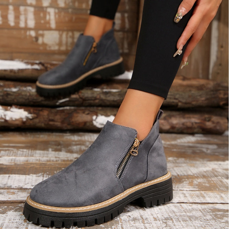 Leonora | Classic Suede Ankle Boot